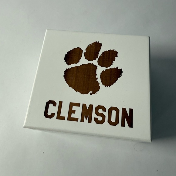 Jewelry - Clemson Paw Print Jewelry Box with Mirrors
